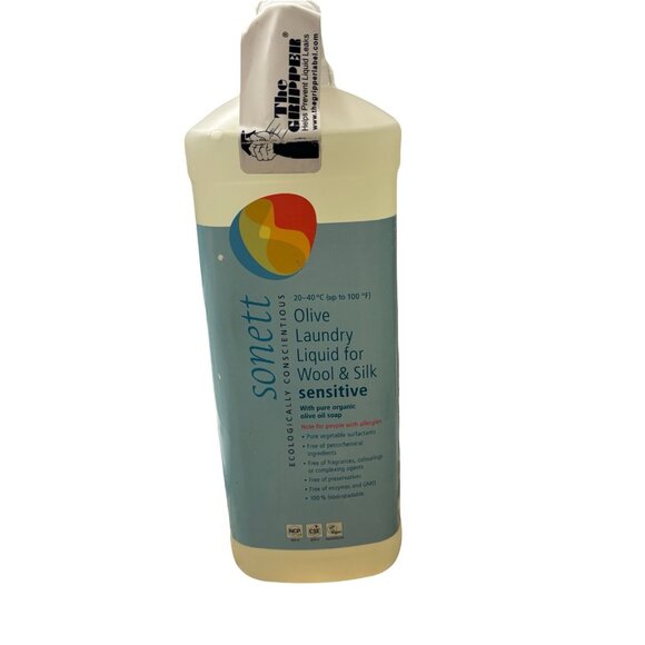 Sonett Organic Olive Laundry Liquid for Wool & Silk 1L Sensitive Formula - Picture 1 of 3